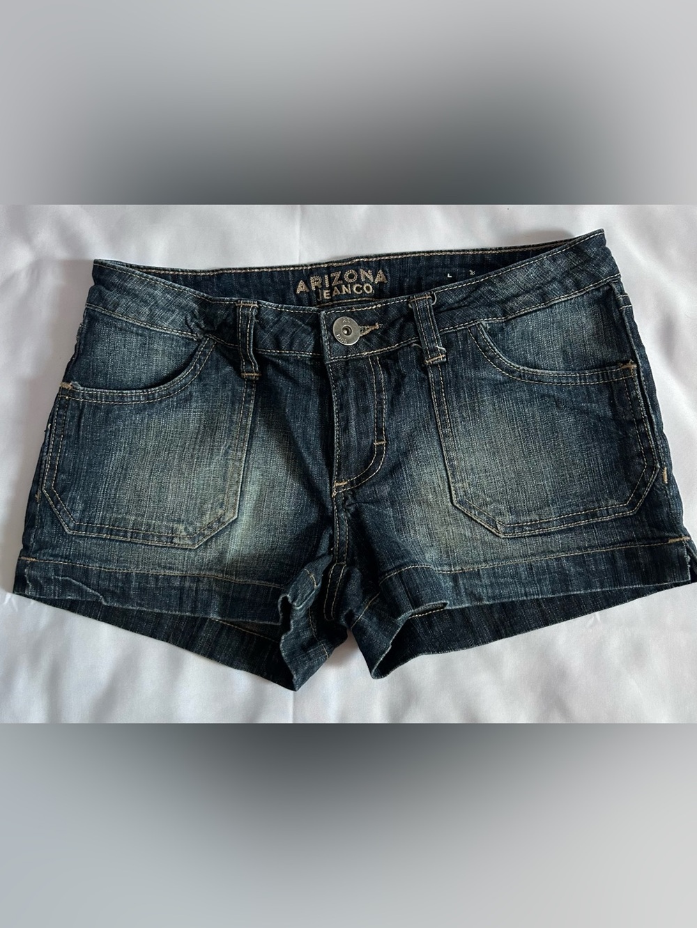 Arizona Jean Co. Y2k Retro Dark Wash Denim Shorts Size 5